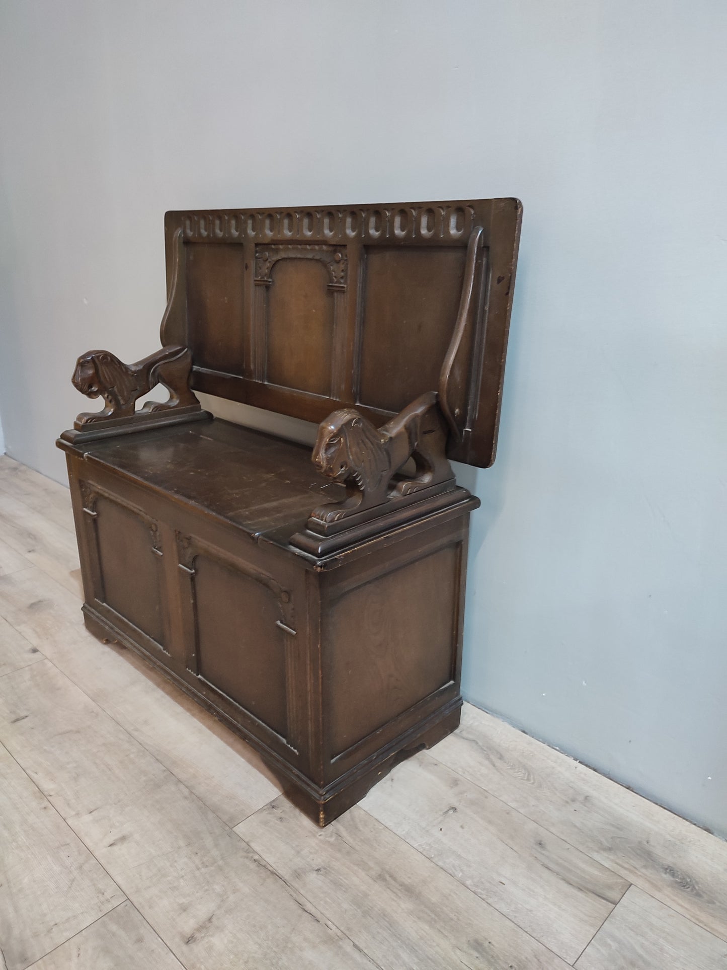 74533 Cassapanca console in legno