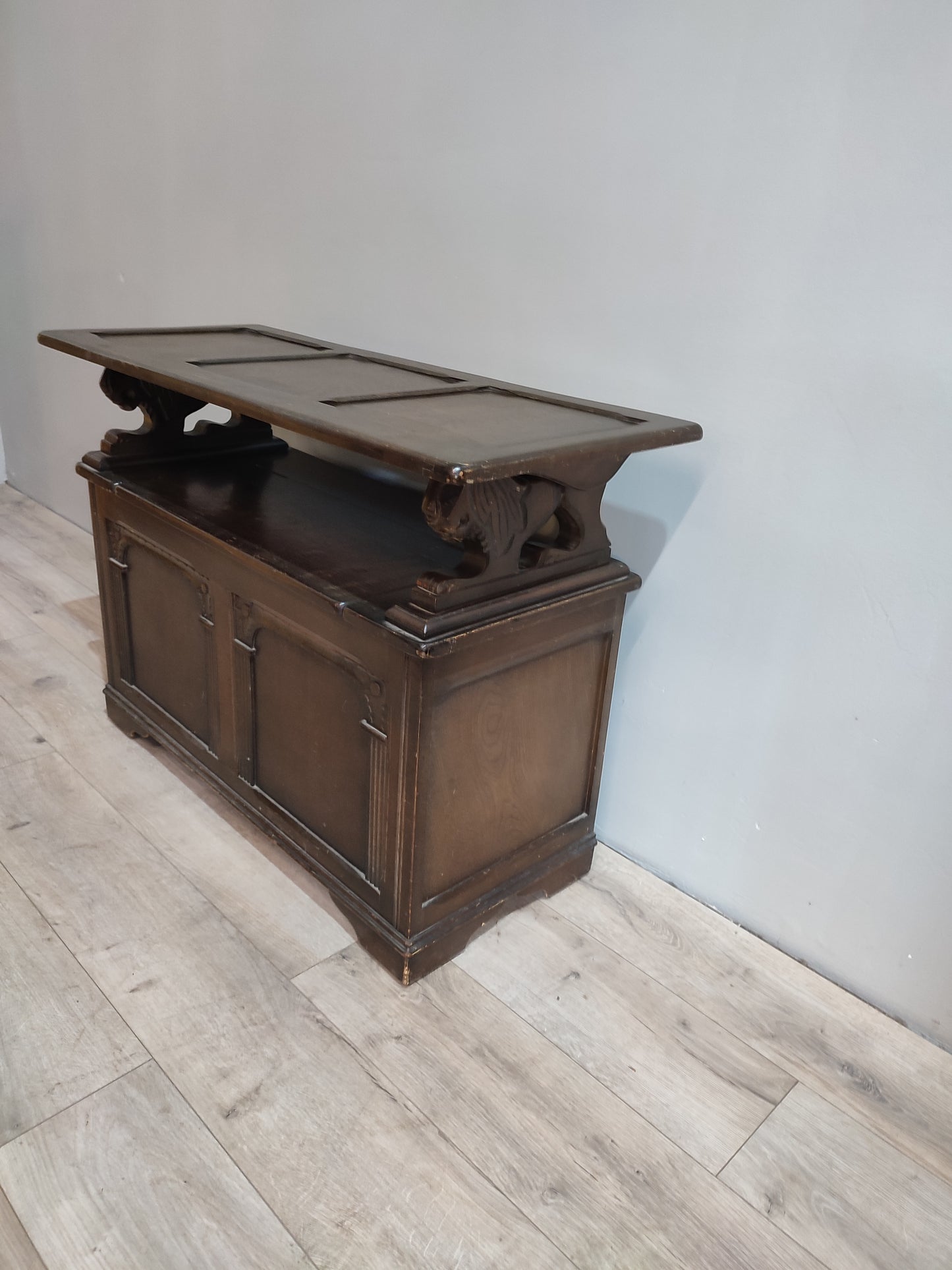 74533 Cassapanca console in legno