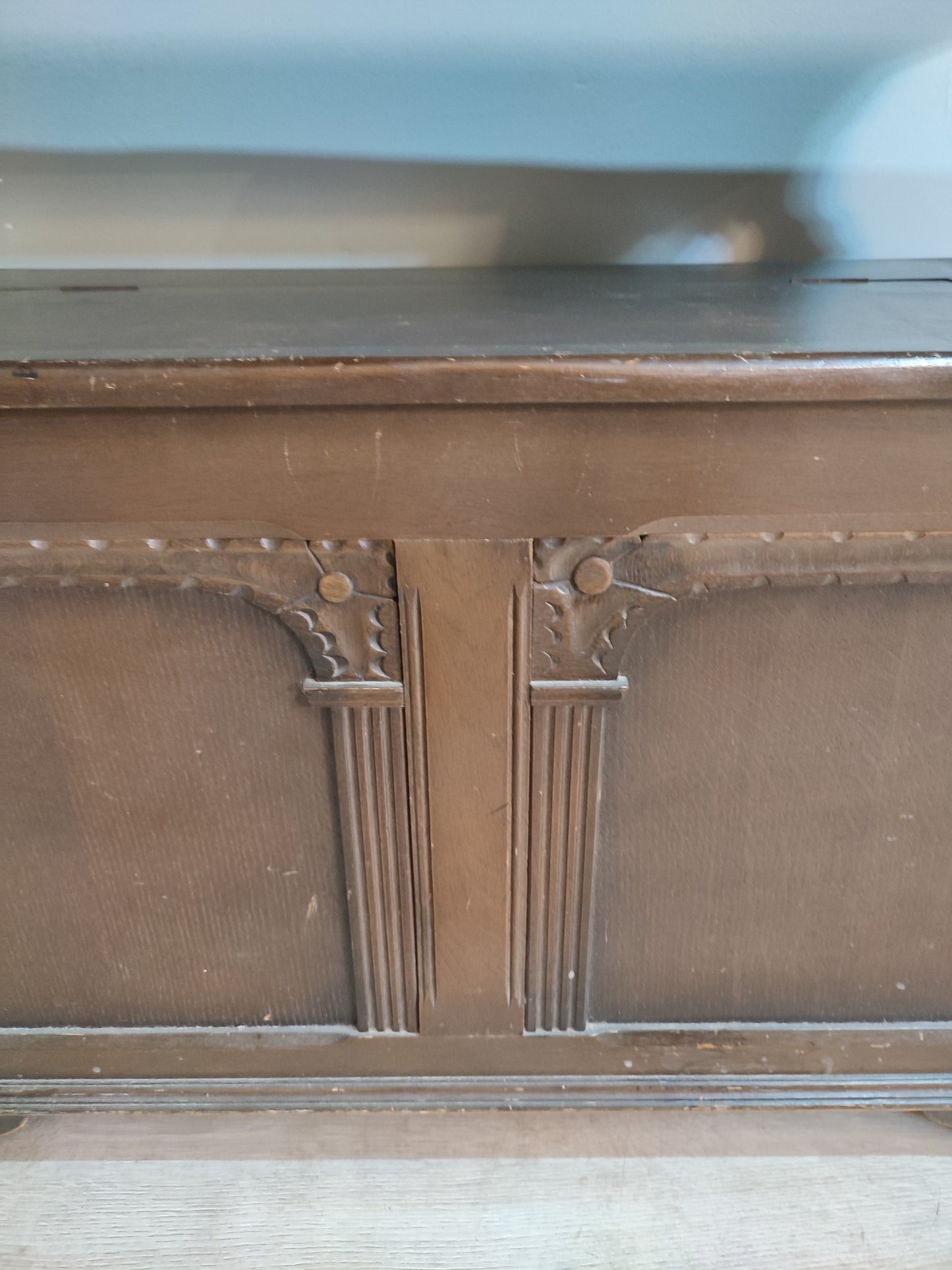 74533 Cassapanca console in legno