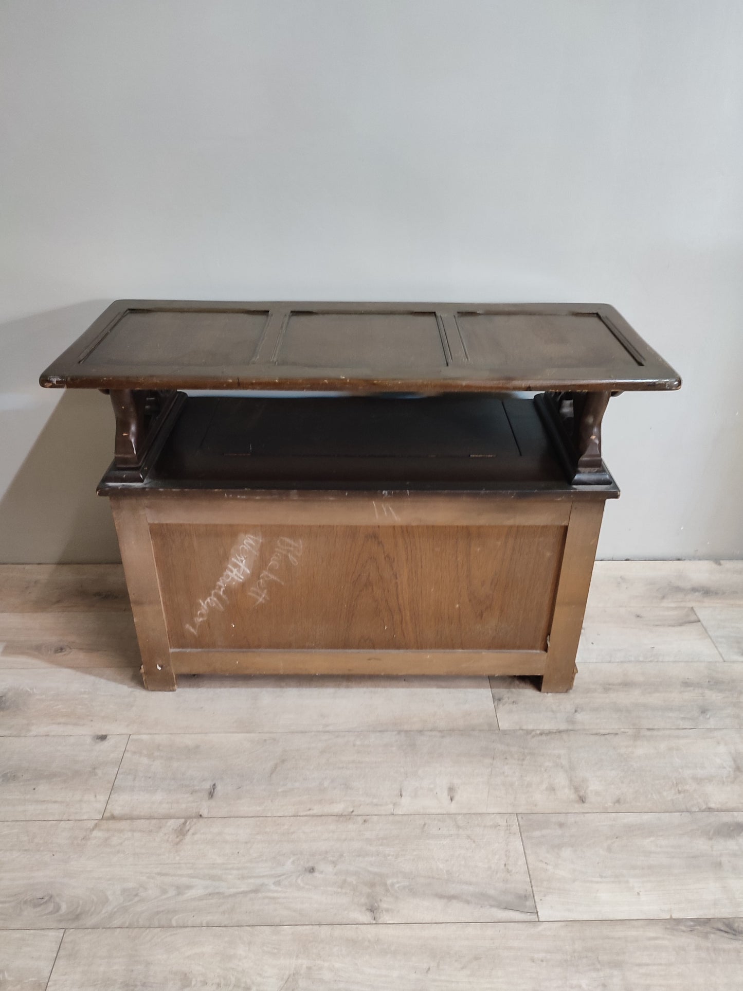 74533 Cassapanca console in legno