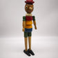 76331 Pinocchio vintage snodabile in legno colorato