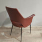 76738 Coppia di poltroncine vintage rosse