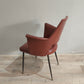 76738 Coppia di poltroncine vintage rosse