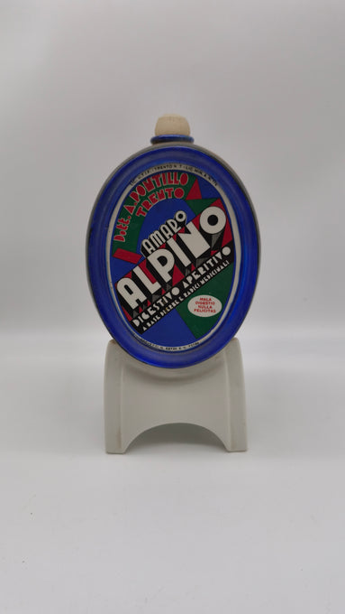 76749 Botticella amaro alpino vintage in ceramica