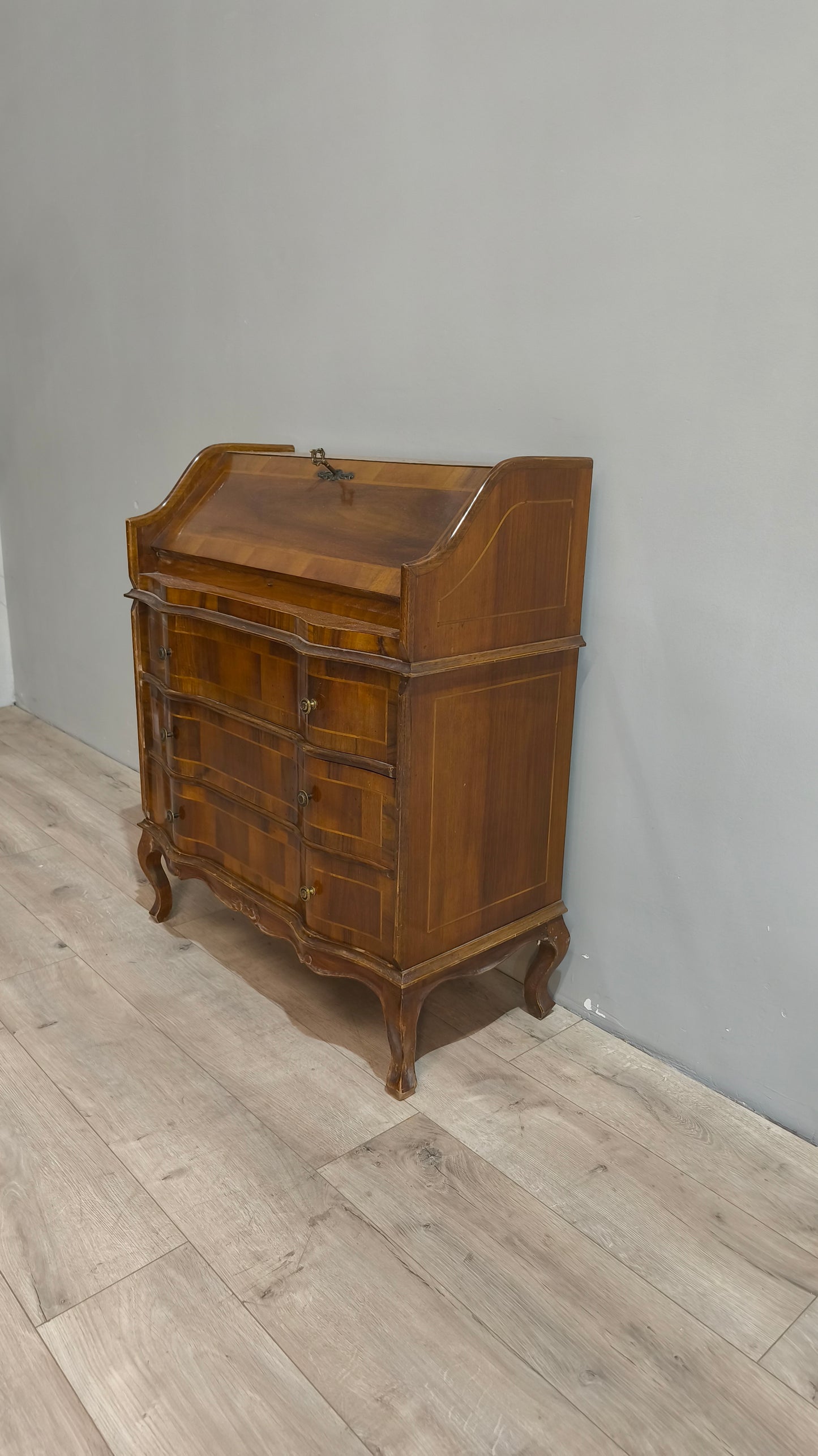 77120 Secretaire in legno con cassetti