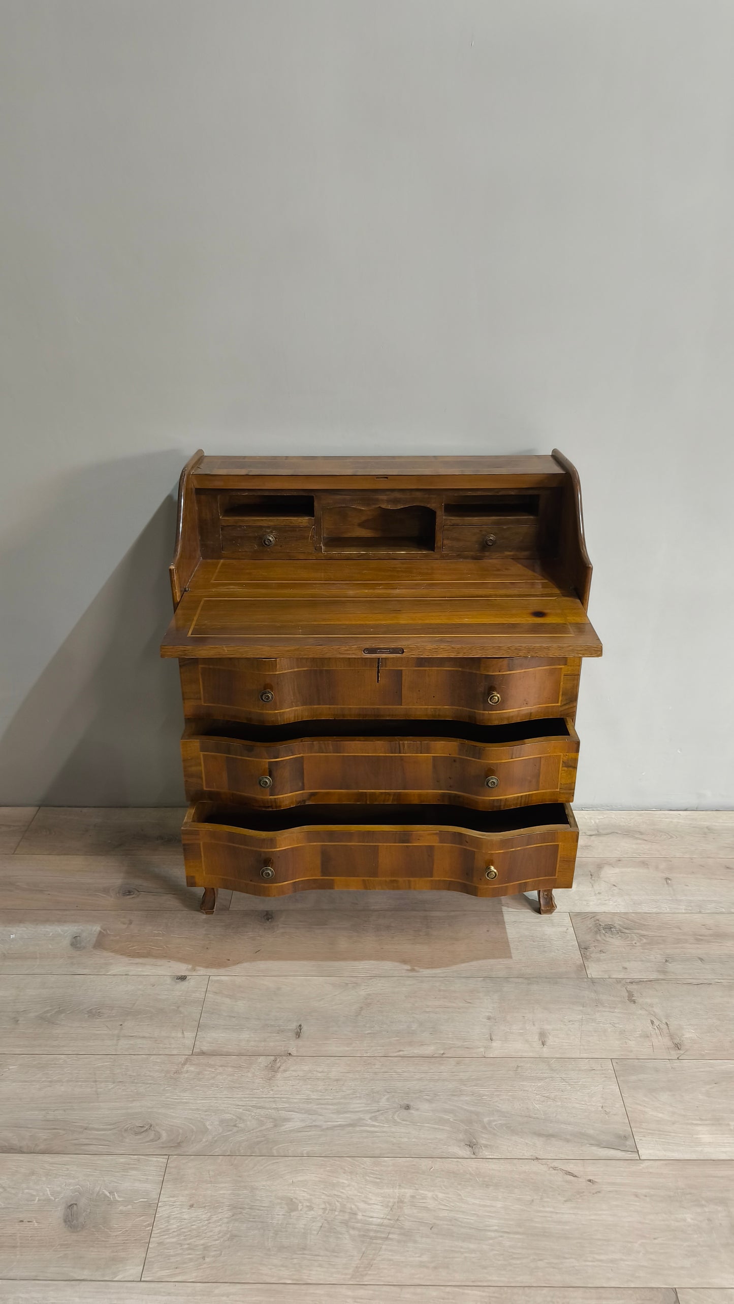 77120 Secretaire in legno con cassetti