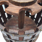 77475 Piccolo torchio decorativo in legno