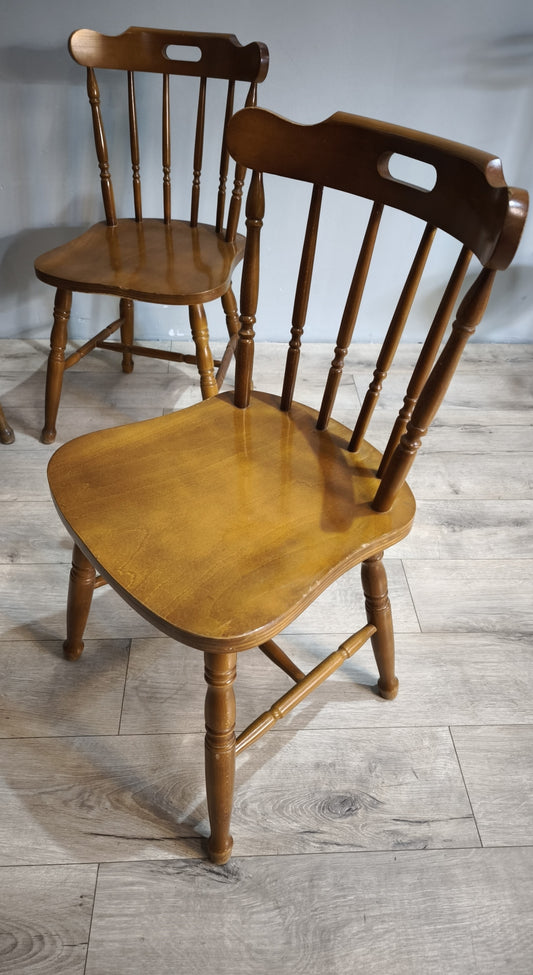 77493 Set n 4 sedie stile country