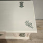 78784 Cassapanca in legno dipinta