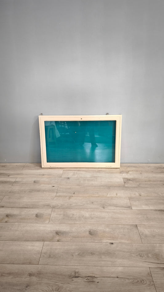 79199 Bacheca in legno con cornice bianca