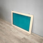 79199 Bacheca in legno con cornice bianca
