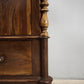 79355 Coppia di comodini in legno con piano in marmo bianco