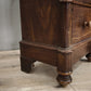 79355 Coppia di comodini in legno con piano in marmo bianco