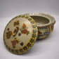 79485 Centrotavola in ceramica Golden Satsuma con coperchio