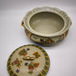 79485 Centrotavola in ceramica Golden Satsuma con coperchio