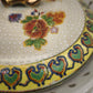 79485 Centrotavola in ceramica Golden Satsuma con coperchio