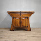 79716 Madia in legno massello con due sportelli