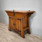 79716 Madia in legno massello con due sportelli