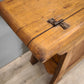 79716 Madia in legno massello con due sportelli