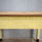 80193 Tavolo da cucina vintage in legno con spianatoia e matterello