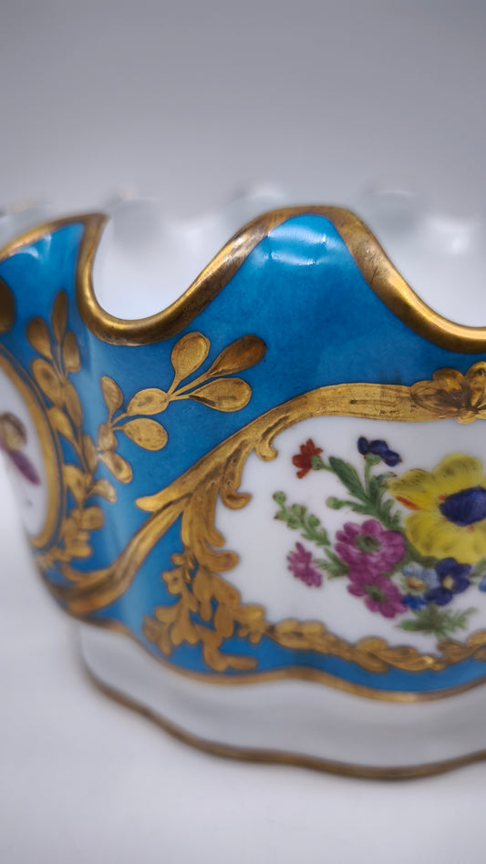 79669 Cachepot in ceramica dipinto a mano