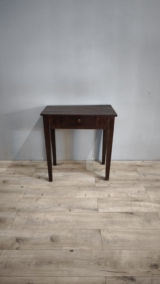 80195 Tavolo in legno di abete con cassetto frontale