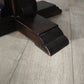 80254 Tavolo con base in legno e piano rotondo in marmo