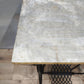 80407 Mobile con base macchina da cucire in ghisa e piano in marmo