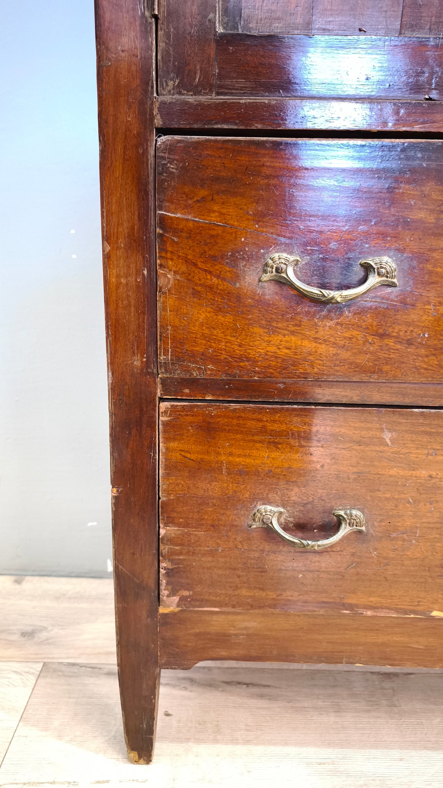 80800 Credenza in legno due cassetti e due sportelli