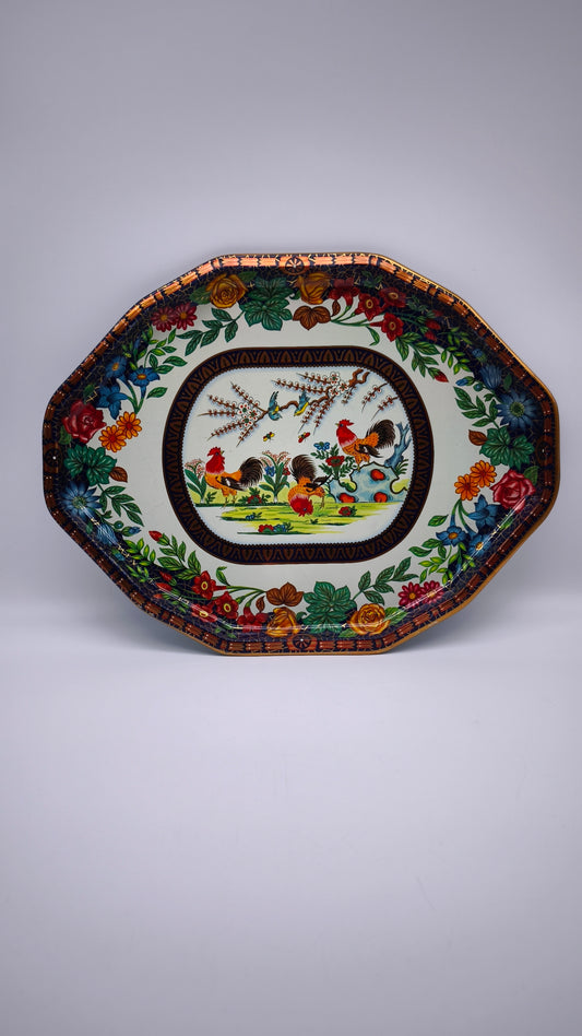80828 Vassoio in metallo Daher Decorated Ware, England