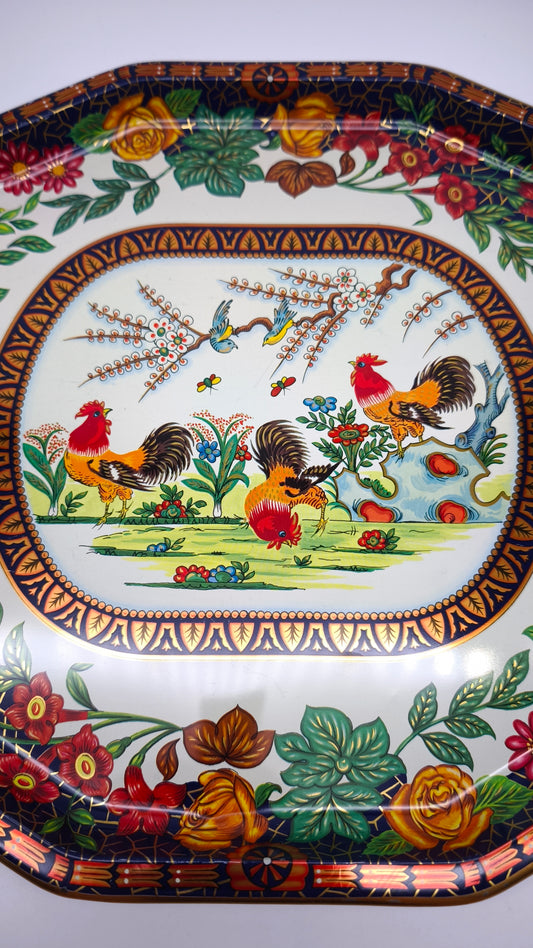 80828 Vassoio in metallo Daher Decorated Ware, England