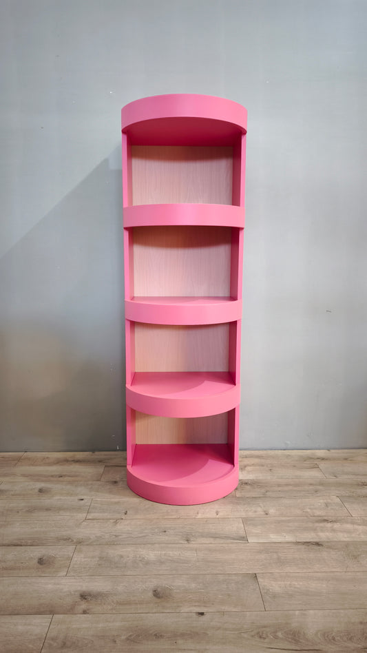 80904 Libreria rosa con quattro ripiani