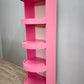 80904 Libreria rosa con quattro ripiani