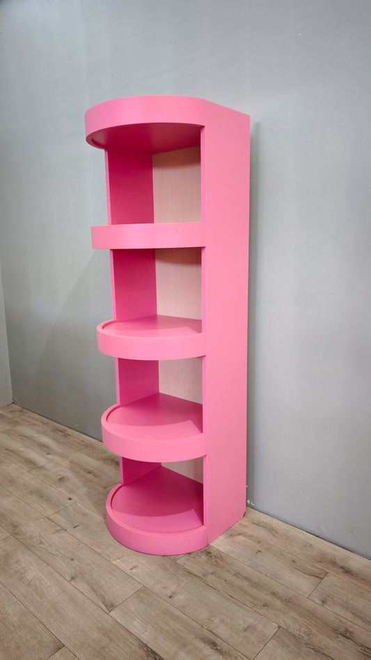 80904 Libreria rosa con quattro ripiani