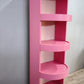 80904 Libreria rosa con quattro ripiani