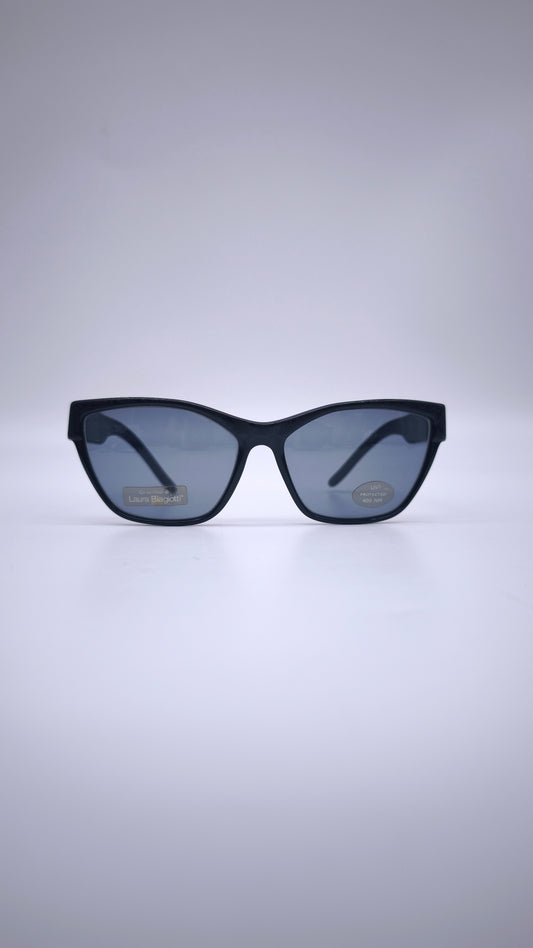 81168 Occhiali da sole vintage Laura Biagiotti neri