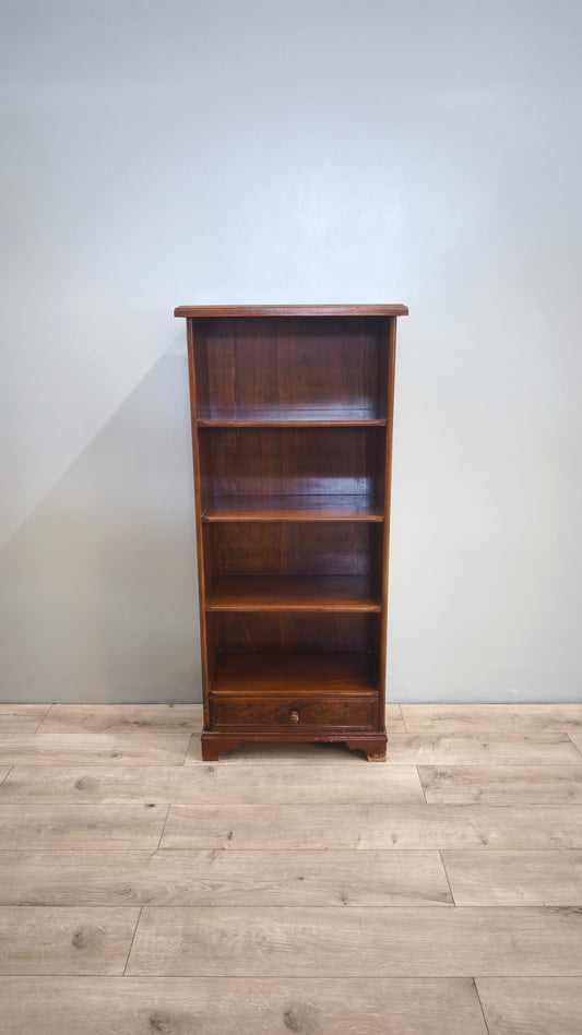 81267 Libreria bassa in legno con cassetto