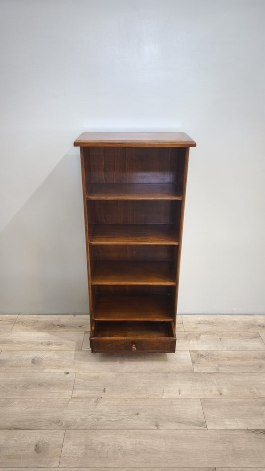 81267 Libreria bassa in legno con cassetto