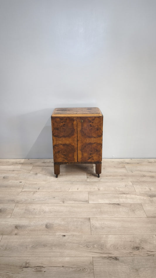 81286 Mobile bar anni '70 in radica