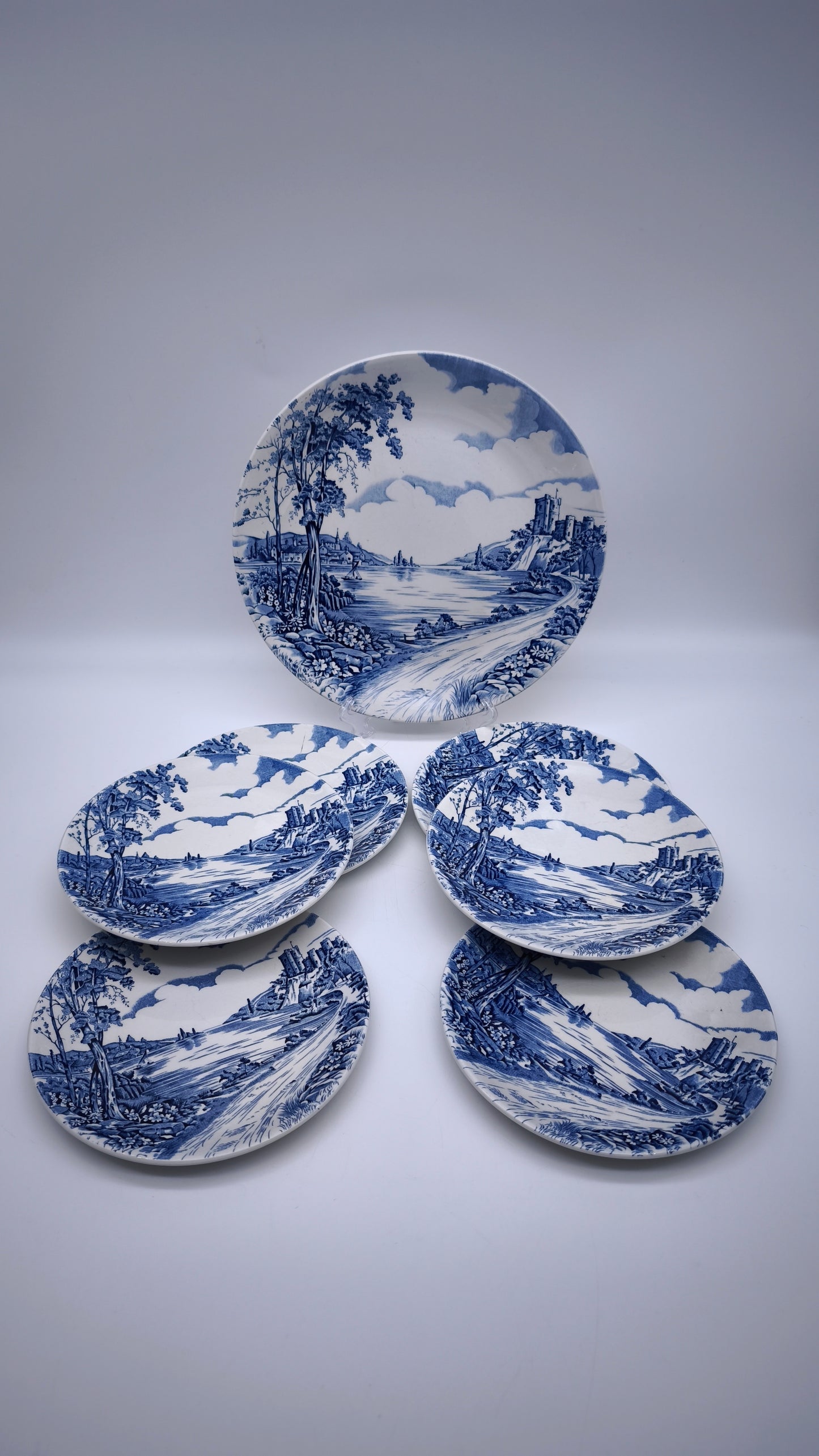 81296 Servizio da dolce per 6 persone in ceramica inglese Alton