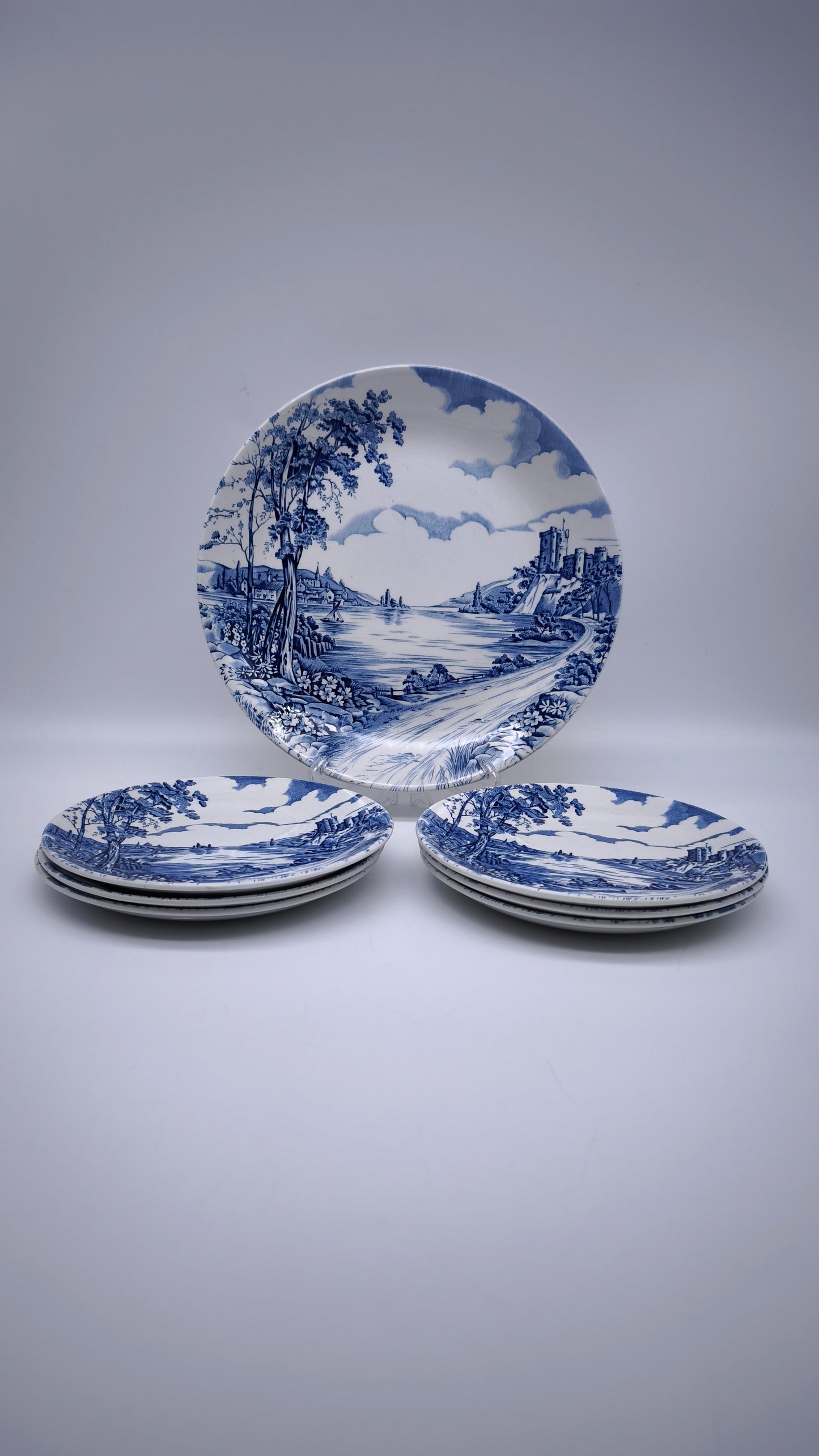 81296 Servizio da dolce per 6 persone in ceramica inglese Alton