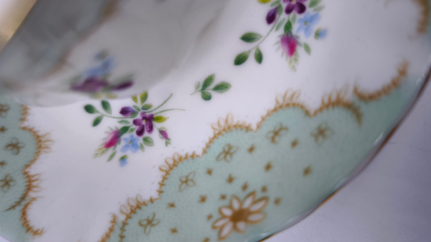 81338 Tazza da tè con piattino in ceramica Royal Albert, Happy Birthday