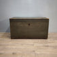 81452 Baule in legno dipinto verde