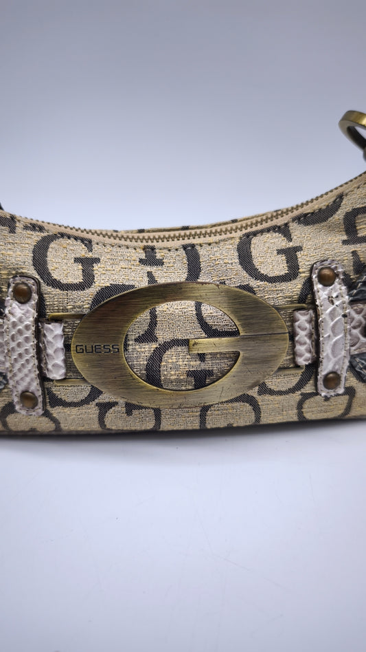 81467 Borsa a spalla Guess in canvas