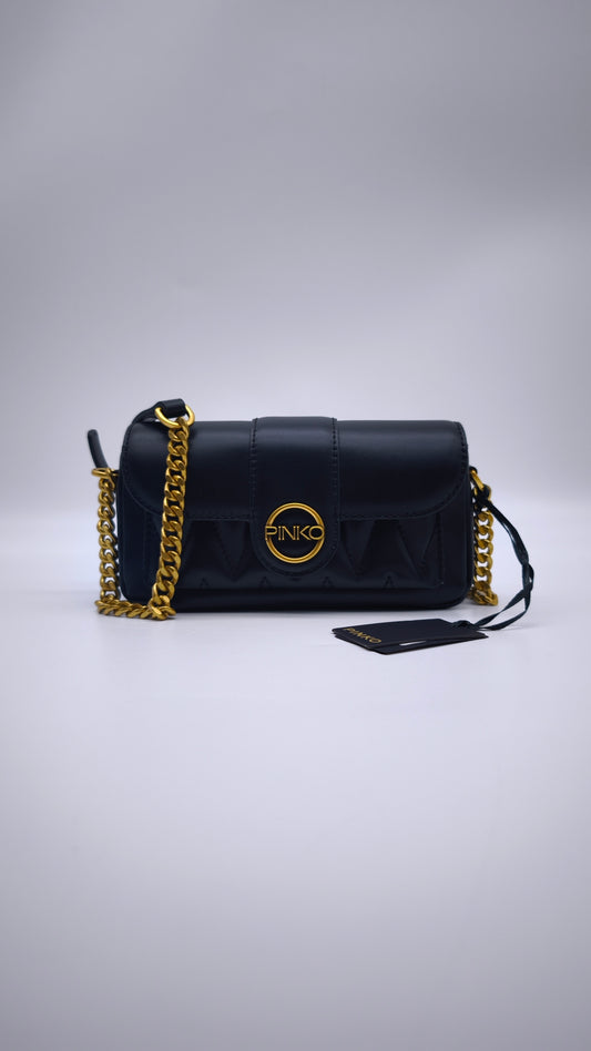 81523 Micro bag Pinko in pelle nera