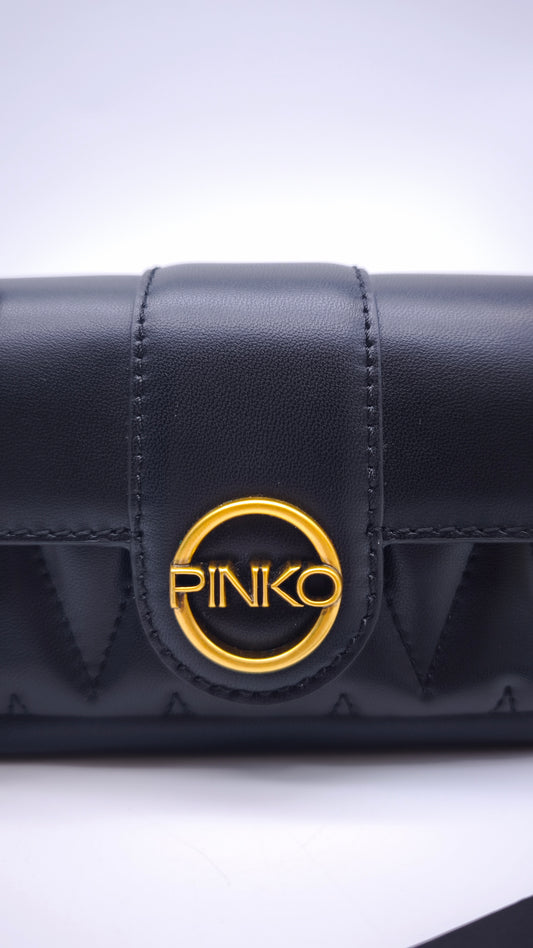81523 Micro bag Pinko in pelle nera