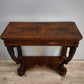 81537 Antica console in legno con cassetti