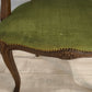 81529 Poltroncina in legno e tessuto verde