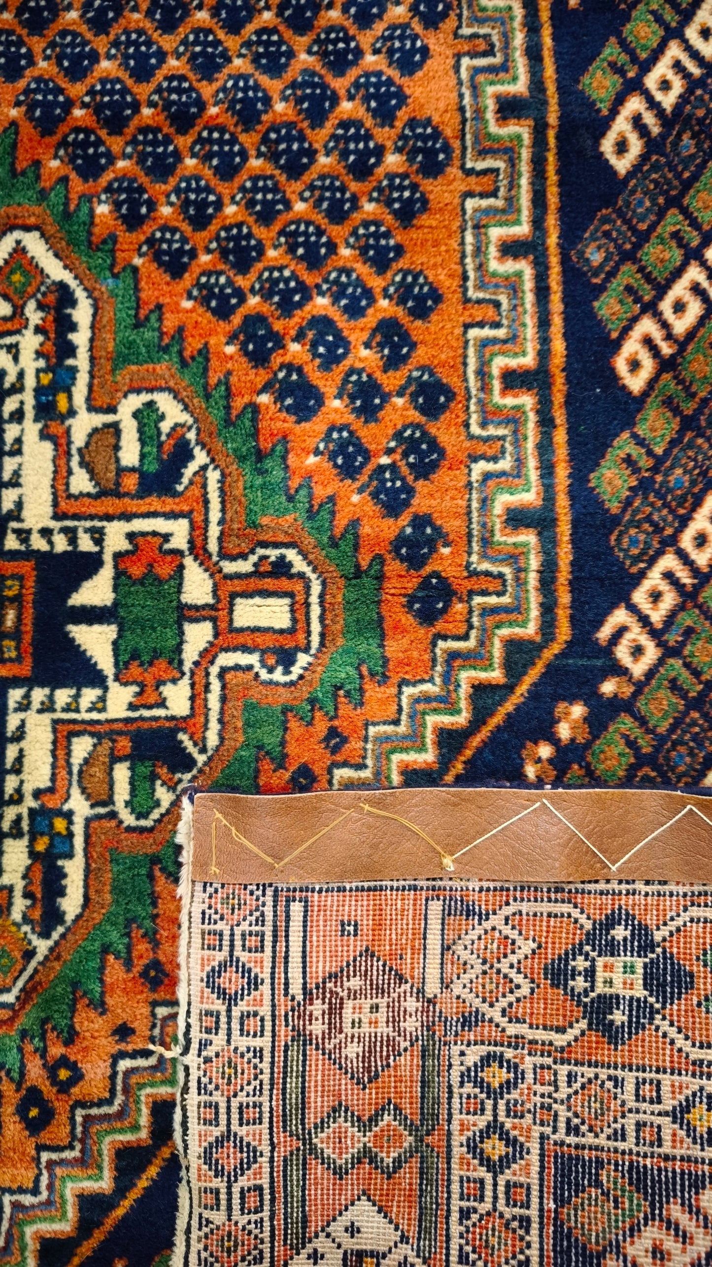 81558 Tappeto Iraniano con decorazione geometrica