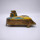81640 Set fumo da tavolo forma pianoforte, anni '70